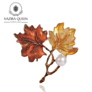 VQ Leaves Brooch
